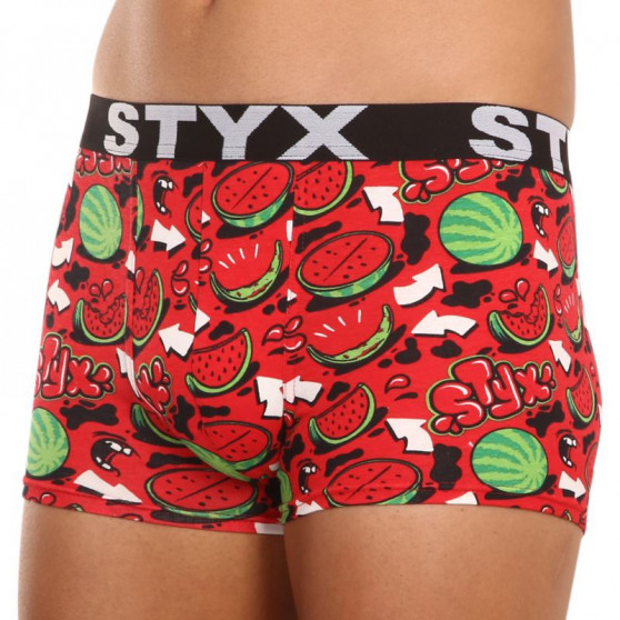 Styx Miesten bokserit shortsit art urheilu kumi melonit (G1459)