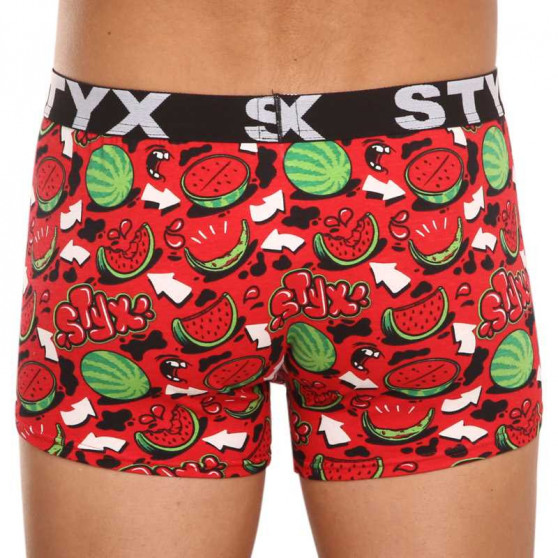 Styx Miesten bokserit shortsit art urheilu kumi melonit (G1459)