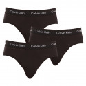 3PACK Calvin Klein miesten alushousut musta (U2661G-XWB)