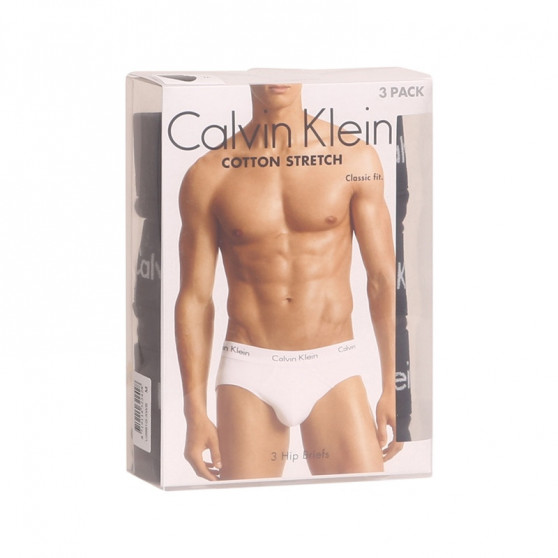 3PACK Calvin Klein miesten alushousut musta (U2661G-XWB)