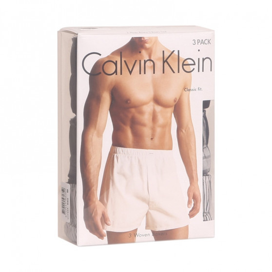 3PACK Calvin Klein miesten bokserishortsit classic fit moniväriset (U1732A-BMS)