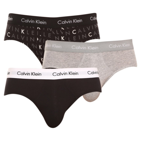 3PACK Calvin Klein miesten alushousut moniväriset (U2661G-YKS)