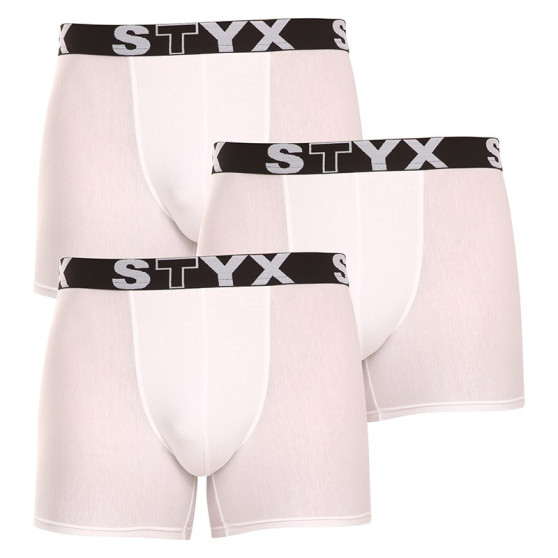 3PACK Styx miesten bokserit shortsit pitkä urheilu elastinen (U10616161)