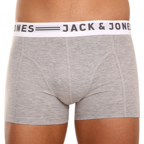 3PACK Jack and Jones miesten bokserit moniväriset shortsit moniväriset (12081832 - light grey)