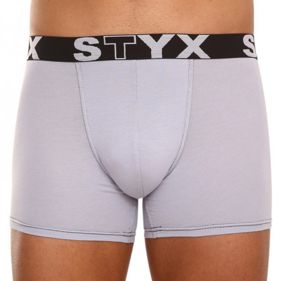 3PACK Styx miesten bokserit shortsit pitkät urheilu elastinen monivärinen (U9696167)