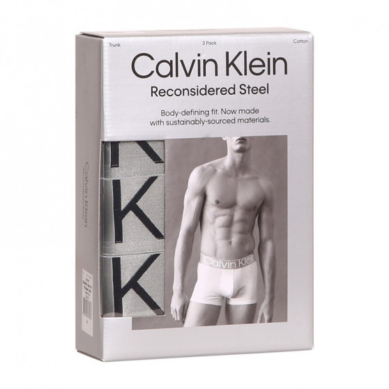 3PACK Calvin Klein miesten bokserit mustat (NB3130A-7V1)