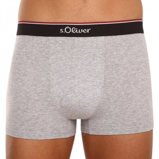 3PACK miesten bokserit S.Oliver moniväriset shortsit S.Oliver monivärinen (JH-35B-84225411)