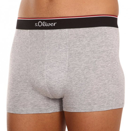 3PACK miesten bokserit S.Oliver moniväriset shortsit S.Oliver monivärinen (JH-35B-84225411)