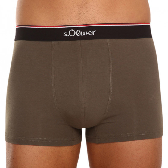 3PACK miesten bokserit S.Oliver moniväriset shortsit S.Oliver monivärinen (JH-35B-11393424)