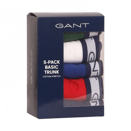 5PACK Gant miesten bokserit moniväriset shortsit moniväriset (902035553-338)