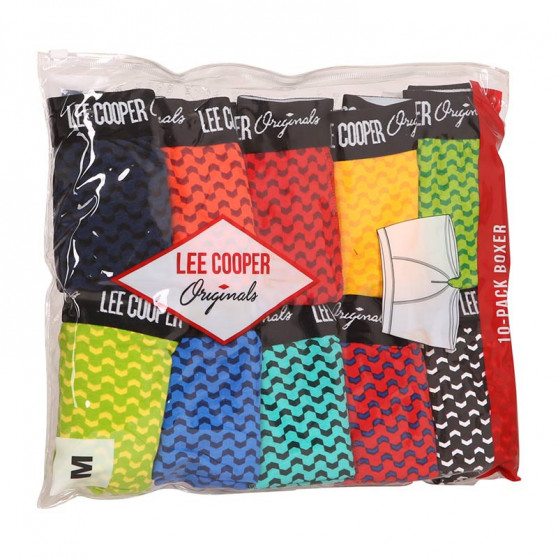 10PACK Lee Cooper miesten bokserit moniväriset shortsit moniväriset (LCUBOX10P0103-1769862)