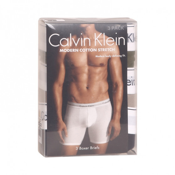 3PACK Calvin Klein miesten bokserit moniväriset shortsit moniväriset (NB2381A-67A)