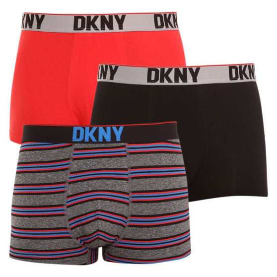 3PACK DKNY Miesten bokserit Elkins monivärinen (U5_6659_DKY_3PKA)