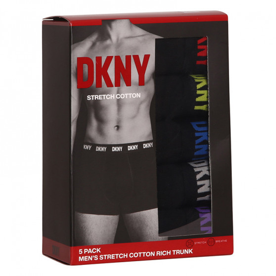 5PACK DKNY miesten bokserit Scottsdale musta (U5_6686_DKY_5PKA)