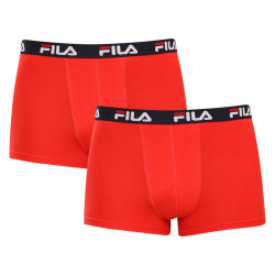 2PACK Fila miesten bokserit punaiset (FU5142/2-118)