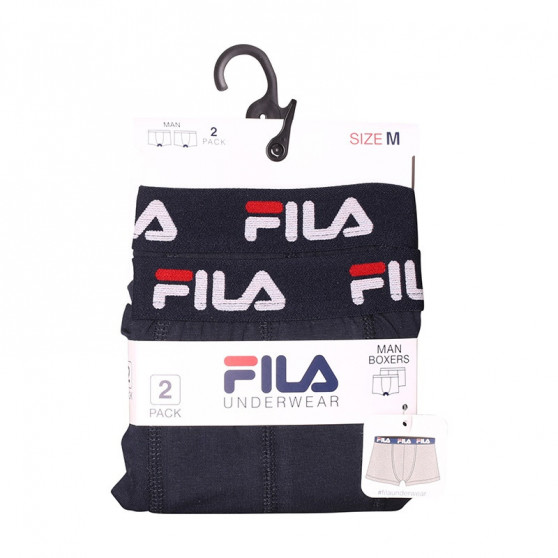 2PACK Fila miesten bokserit siniset (FU5142/2-321)