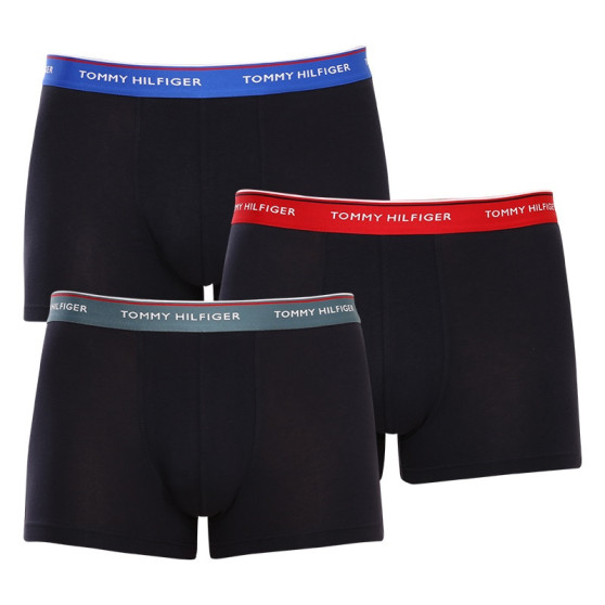 3PACK Tommy Hilfiger miesten bokserit tummansiniset shortsit (UM0UM01642 0SN)