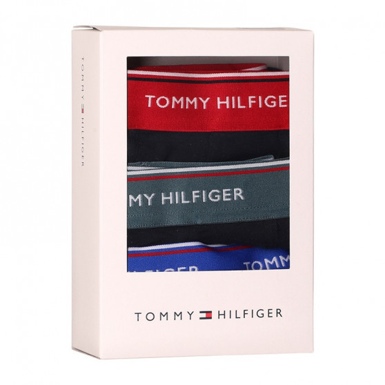 3PACK Tommy Hilfiger miesten bokserit tummansiniset shortsit (UM0UM01642 0SN)