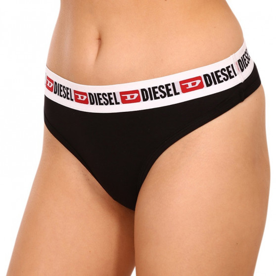 3PACK Diesel naisten stringit musta (00SE0K-0EAXL-E4101)