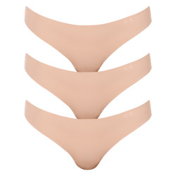 3PACK Under Armour naisten stringit beige (1325615 249)