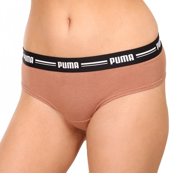 2PACK Puma naisten brasilialaiset pikkuhousut ruskeat (603043001 010)