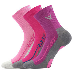 3PACK lasten sukat Voxx moniväriset (Barefootik-mix-girl)