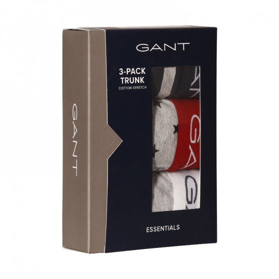 3PACK Gant miesten bokserit moniväriset shortsit moniväriset (902233423-094)