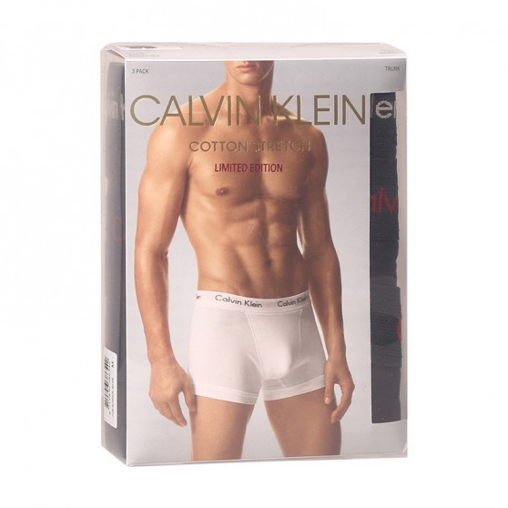 3PACK Calvin Klein miesten bokserit mustat (NB3056A-6G6)