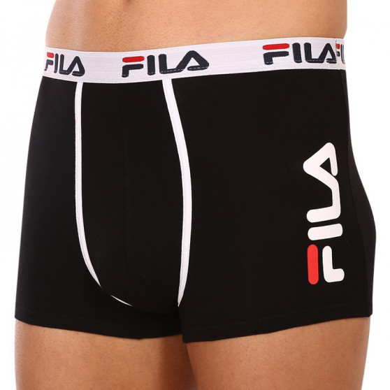 2PACK Fila miesten bokserit mustat (FU5040/2-200)