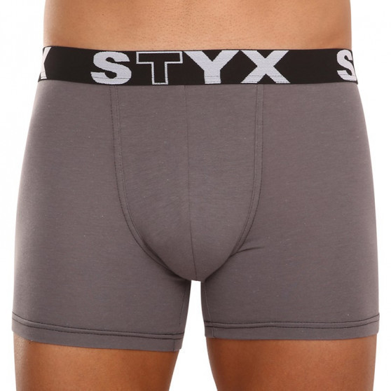 3PACK Styx miesten bokserit shortsit pitkät urheilu elastinen monivärinen (U9696863)