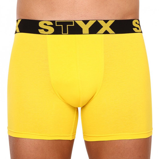 3PACK Styx miesten bokserit shortsit pitkät urheilu elastinen monivärinen (U9696863)