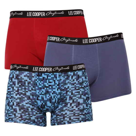 3PACK Lee Cooper miesten bokserit moniväriset shortsit moniväriset (LCUBOX3P2-1946710)