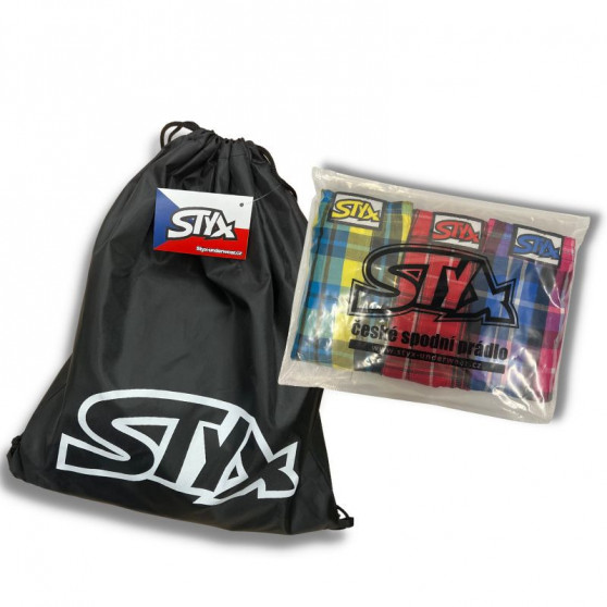 10PACK Styx miesten bokserishortsit klassiset joustavat moniväriset (A931234567890)