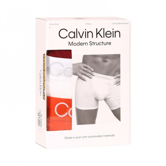 3PACK Calvin Klein miesten bokserit moniväriset shortsit moniväriset (NB2971A-6IN)