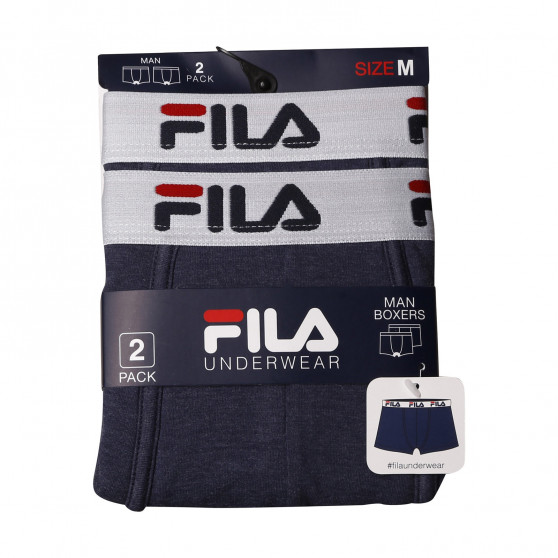 2PACK Fila miesten bokserit siniset (FU5016/2-272)