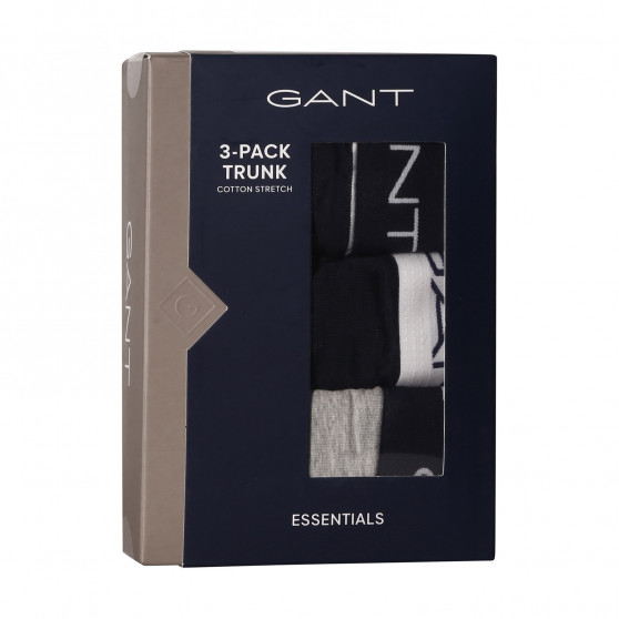 3PACK Gant miesten bokserit moniväriset shortsit moniväriset (902233403-94)