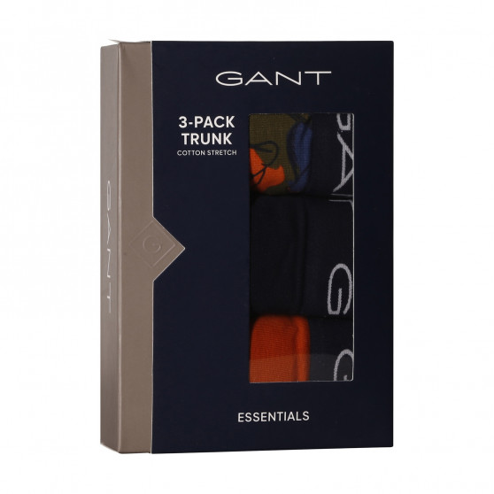 3PACK Gant miesten bokserit moniväriset shortsit moniväriset (902233443-369)