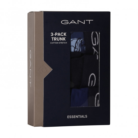 3PACK Gant miesten bokserit moniväriset shortsit moniväriset (902233443-418)