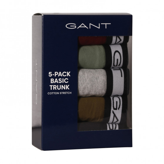 5PACK Gant miesten bokserit moniväriset shortsit moniväriset (902035553-604)