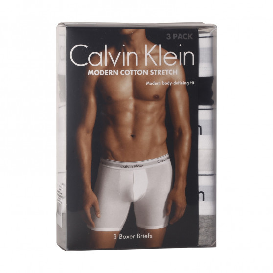 3PACK Calvin Klein miesten bokserit moniväriset shortsit moniväriset (NB2381A-MP1)