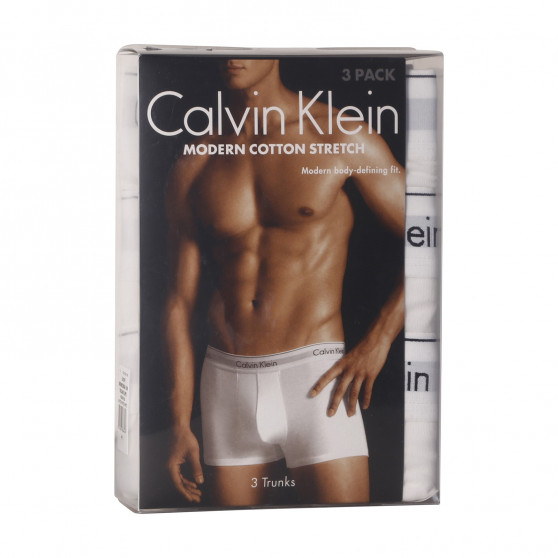 3PACK Calvin Klein miesten bokserit valkoiset (NB2380A-100)