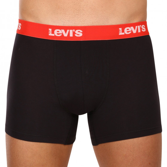 7PACK Levis miesten bokserit mustat (701222089 001)