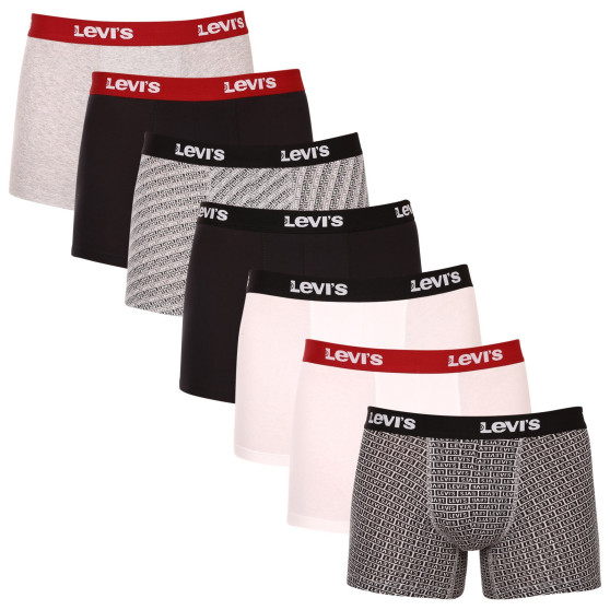 7PACK Levis miesten bokserit moniväriset shortsit moniväriset (701222089 004)