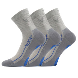 3PACK VoXX sukat harmaat (Barefootan-grey)