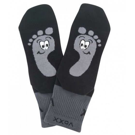 3PACK VoXX sukat mustat (Barefootan-black)