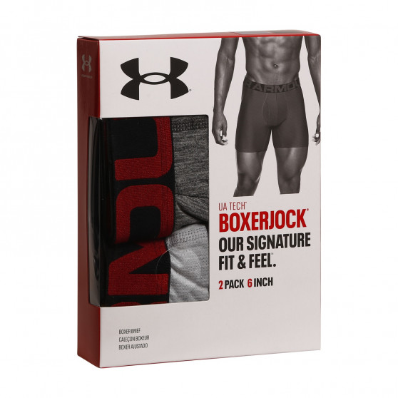 2PACK Under Armour miesten bokserit harmaat (1363619 011)