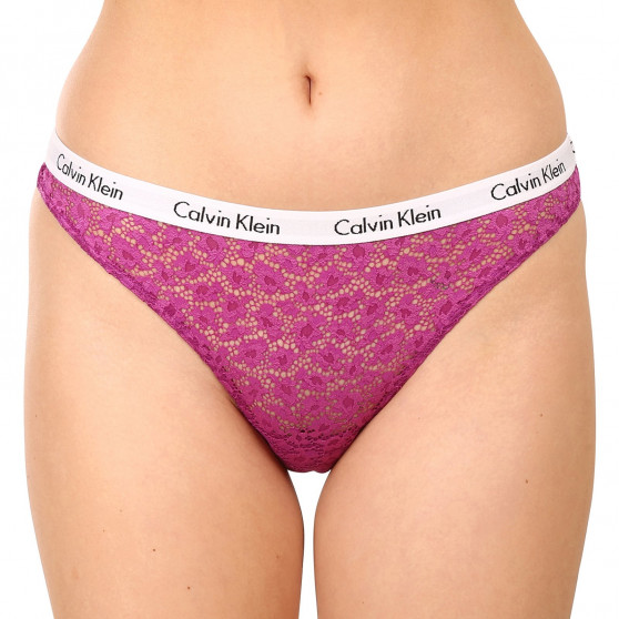 3PACK Calvin Klein Naisten brasilialaiset pikkuhousut moniväriset (QD3925E-6VY)