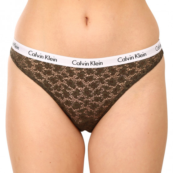 3PACK Calvin Klein Naisten brasilialaiset pikkuhousut moniväriset (QD3925E-6VY)