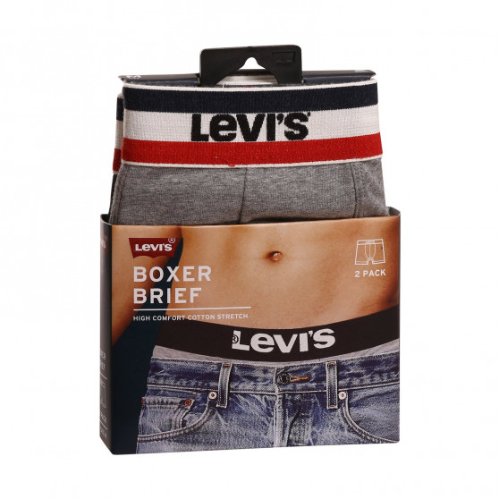 2PACK Levis miesten bokserit moniväriset shortsit moniväriset (905005001 004)