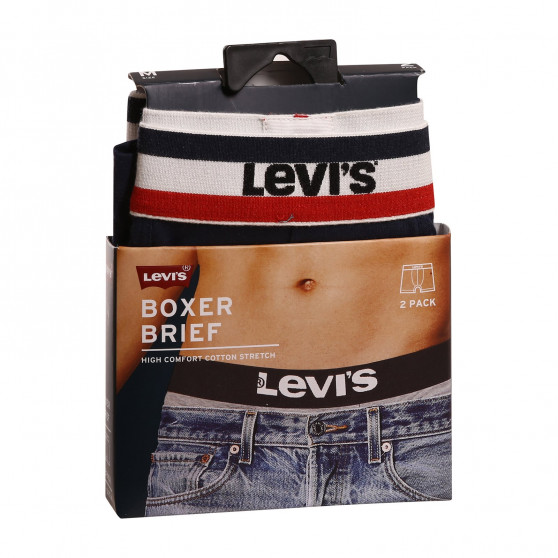 2PACK Levis miesten bokserit moniväriset shortsit moniväriset (905005001 198)